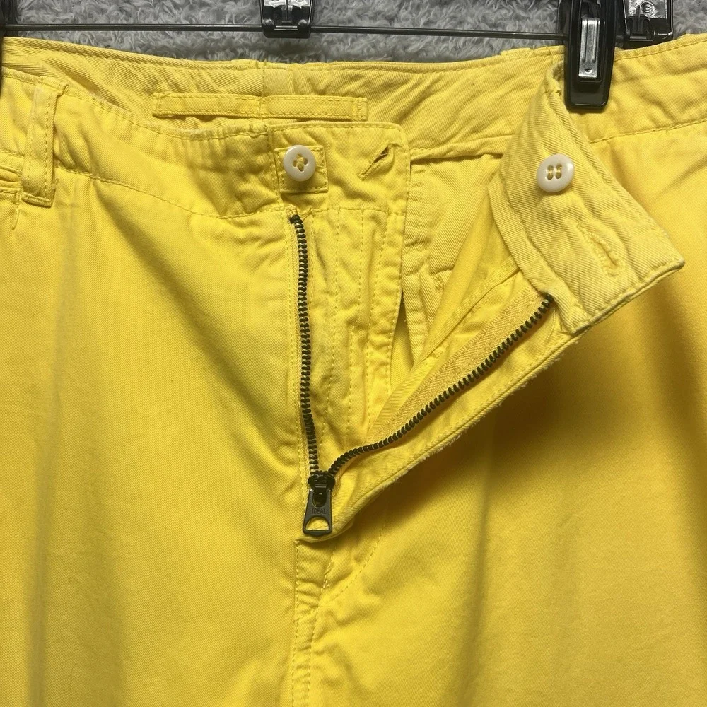 Polo Ralph Lauren RL-5 Chino Pants Mens 40x32 Yellow Adjustable Casual Golf